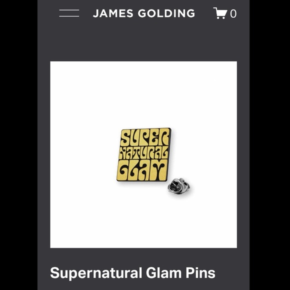 Super cute!!! James Golding “Super Natural Glam” Pin !!! - Picture 4 of 5